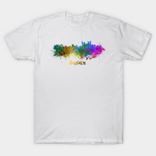 Busan skyline in watercolor T-Shirt